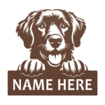 Dog Name Monogram #1